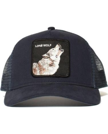 CAPPELLINO TRUCKER GOORIN BROS THE LONE WOLF BLU MARINO MARINO