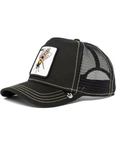 GOORIN BROS THE QUEEN BEE BLACK TRUCKER HAT NEGRO