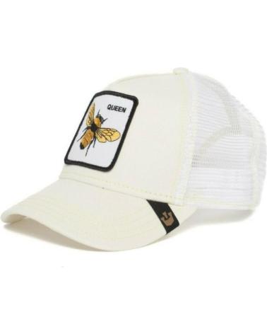 CAPPELLO TRUCKER GOORIN BROS THE QUEEN BEE BIANCO BLANCO