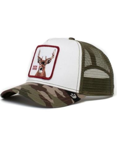 CAPPELLINO TRUCKER GOORIN BROS BUCK FEVER CERVO BIANCO BLANCO