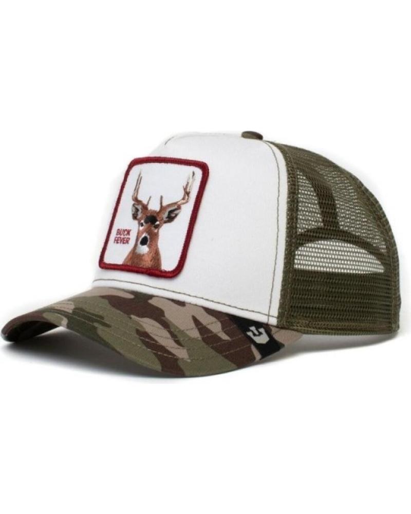 CAPPELLINO TRUCKER GOORIN BROS BUCK FEVER CERVO BIANCO BLANCO