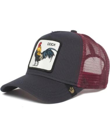 CAPPELLINO TRUCKER GOORIN BROS 'RAINBOW COCK GALLO' NERO BLU MARINO MARINO