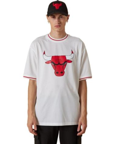 CAMISETA NEW ERA CHICAGO BULLS NBA MESH TEAM LOGO OVERSIZED BRANCA BLANCO