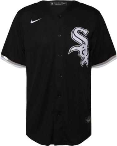 MAILLOT DE BASEBALL NIKE WHITE SOX OFFICIAL ALTERNATE NOIR NEGRO