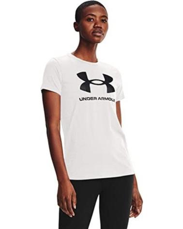 T-SHIRT MANCHES COURTES UNDER ARMOUR LOGO BLANC POUR FEMME (MODÈLE 1356305) MULTICOLOR