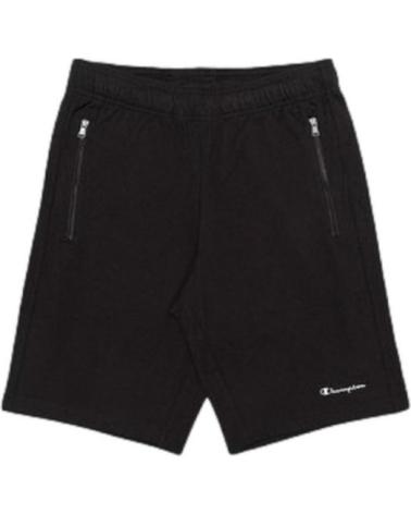 CHAMPION LEGACY ZIPPER POCKET SHORT SCHWARZ NEGRO
