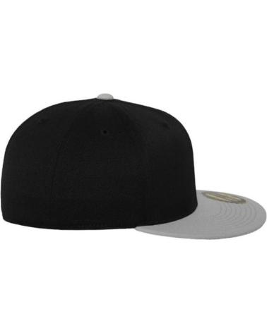 CAPPELLINO FLEXFIT TWO TONE 210 FITTED NERO E GRIGIO GRIS