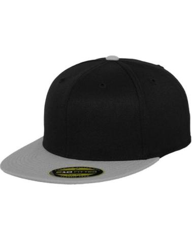CAPPELLINO FLEXFIT TWO TONE 210 FITTED NERO E GRIGIO GRIS