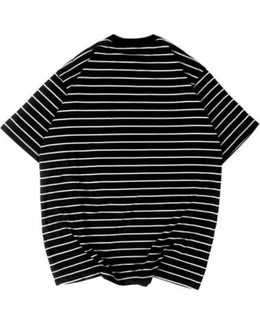 CLAN CAMISETA NEGRA BLACK LINE TEE NEGRO
