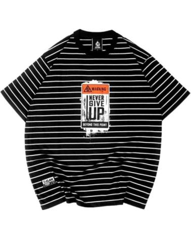 CLAN CAMISETA NEGRA BLACK LINE TEE NEGRO