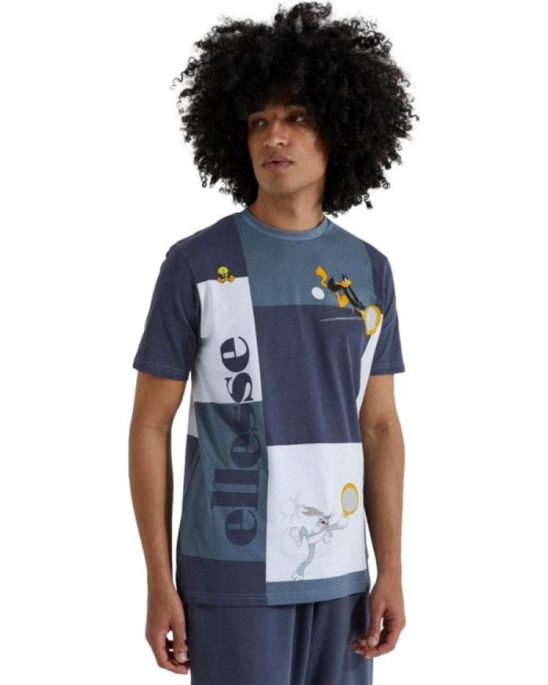 MAGLIETTA ELLESSE SIDALO TEE LOONEY TUNES PATCHWORK BLU AZUL