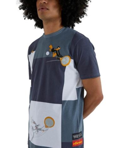 MAGLIETTA ELLESSE SIDALO TEE LOONEY TUNES PATCHWORK BLU AZUL