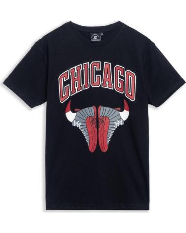 T-SHIRT AREA ZERO CHICAGO SNEAKERS NOIR NEGRO