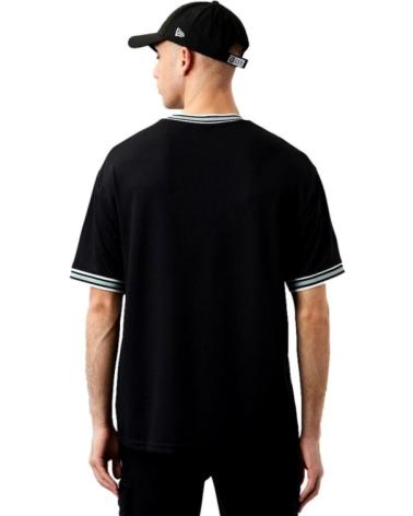 CAMISETA NEW ERA BROOKLYN NETS TEAM LOGO BRONET PRETA MANGA CURTA NEGRO2