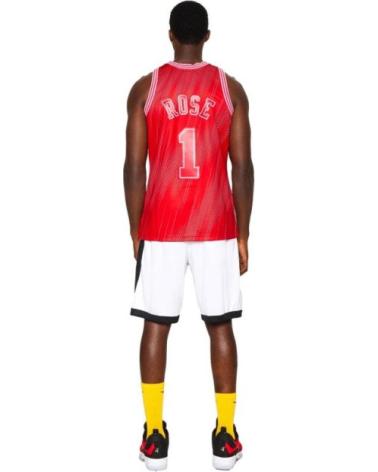 CANOTTA DA BASKET MITCHELL & NESS CHICAGO BULLS ROSSA CON NUMERO 1 ROJO