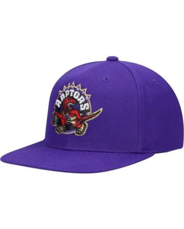 BONÉ MITCHELL & NESS TORONTO RAPTORS TEAM GROUND 2.0 HWC SNAPBACK ROXO MORADO