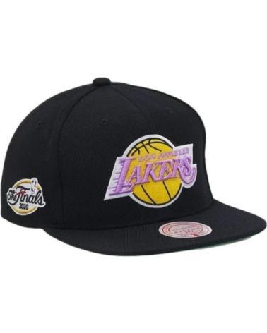 BONÉ MITCHELL & NESS LOS ANGELES LAKERS TOP SPOT SNAPBACK PRETO NEGRO