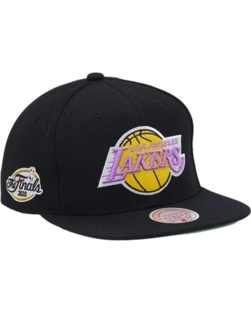 BONÉ MITCHELL & NESS LOS ANGELES LAKERS TOP SPOT SNAPBACK PRETO NEGRO