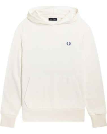 SUDADERA CON CAPUCHA FRED PERRY LAUREL WREATH HOODED SWEAT BLANCA BLANCO