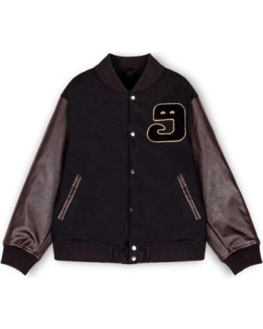 GRIMEY LUST MANTRA WOOL BASEBALL JACKET BLACK UNISEX NEGRO