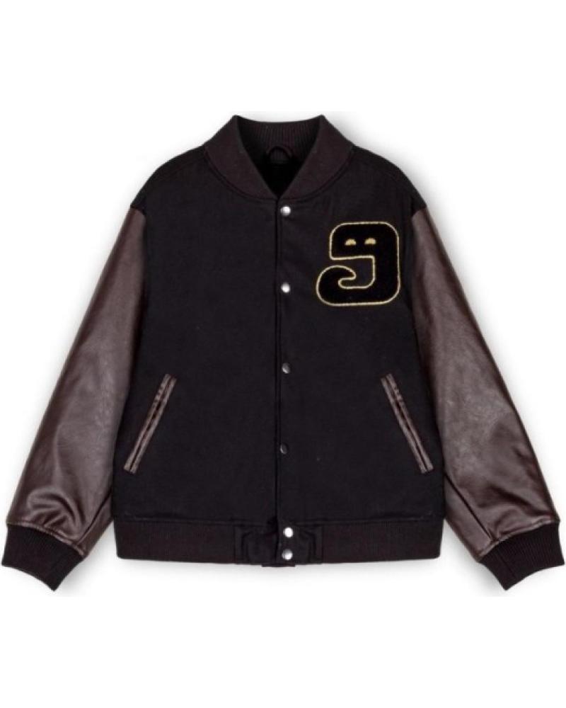 GRIMEY LUST MANTRA WOOL BASEBALL JACKET BLACK UNISEX NEGRO