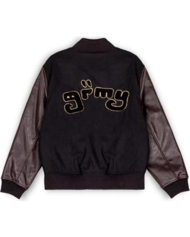 GRIMEY LUST MANTRA WOOL BASEBALL JACKET BLACK UNISEX NEGRO