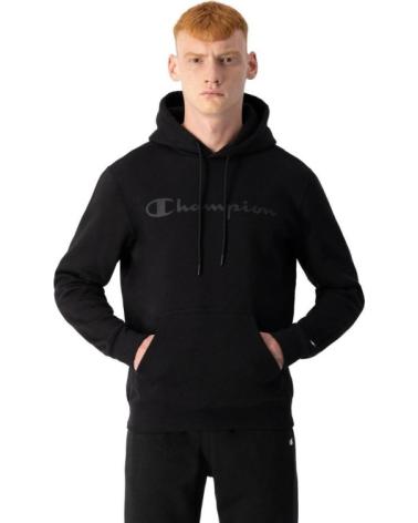 SWEAT À CAPUCHE CHAMPION X PRO SCRIPT LOGO NOIR NEGRO