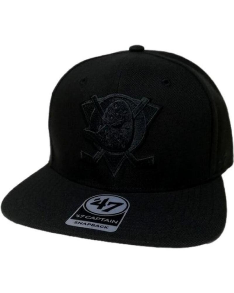 BONÉ '47 BRAND CAPTAIN DUCKS BLACK ON BLACK - PRETO NEGRO