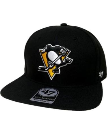 BONÉ 47 BRAND CAPTAIN PITTSBURGH PENGUINS PRETO NEGRO