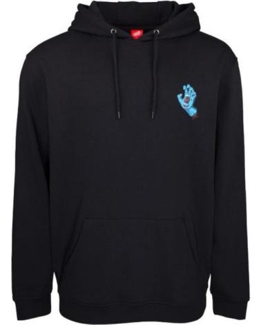 SANTA CRUZ SCREAMING HAND CHEST HOODIE BLACK NEGRO