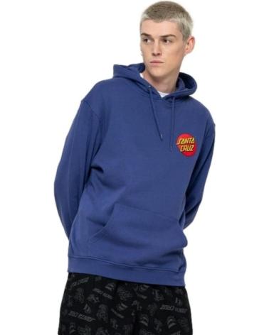 SUDADERA CON CAPUCHA SANTA CRUZ CLASSIC DOT CHEST HOODIE MARINO MARINO