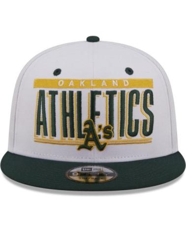 CAPPELLINO NEW ERA 9FIFTY ATHLETICS RETRO TITLE BIANCO BLANCO