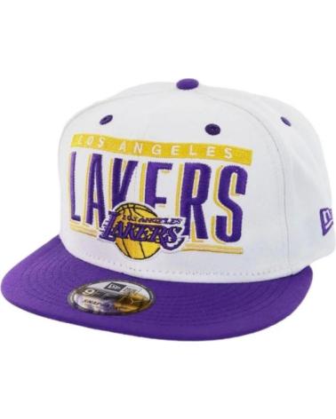 BONÉ NEW ERA 9FIFTY LOS ANGELES LAKERS RETRO TITLE BRANCO E ROXO BLANCO