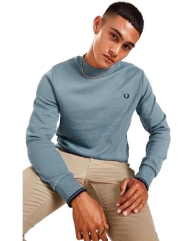 SUDADERA FRED PERRY CREWNECK AZUL AZUL