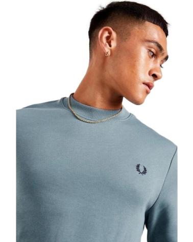 SUDADERA FRED PERRY CREWNECK AZUL AZUL