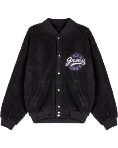 GRIMEY CHAQUETA POLAR HIVE SHERPA BUTTON NEGRA NEGRO