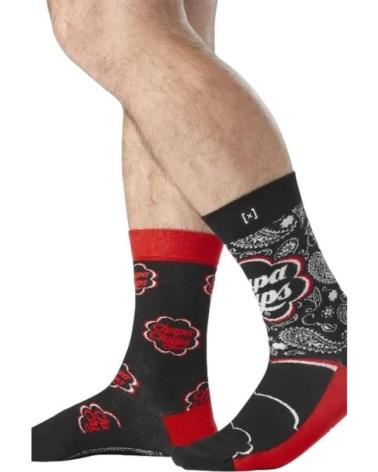 CHAUSSETTES CAPSLAB CHUPA CHUPS S BANDANA NOIRES NEGRO