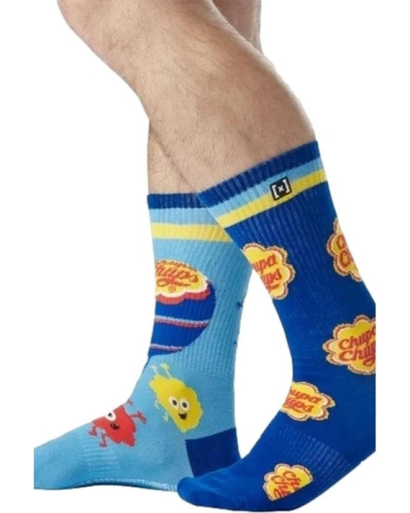CHAUSSETTES CAPSLAB CHUPA CHUPS NUAGES BLEUES AZUL