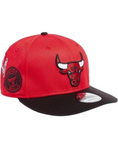 CAPPELLINO MITCHELL & NESS CHICAGO BULLS 8 BITS XL SNAPBACK ROSSO E NERO NEGRO