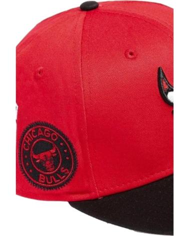 CAPPELLINO MITCHELL & NESS CHICAGO BULLS 8 BITS XL SNAPBACK ROSSO E NERO NEGRO