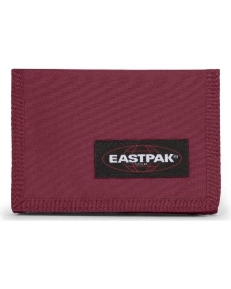 EASTPAK CREW WALLET GELDBÖRSE BUSHY BURGUNDY AUS NYLON MIT KLETTVERSCHLUSS GRANATE