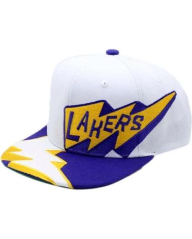 CAPPELLINO MITCHELL & NESS FASTIME SNAPBACK LOS ANGELES LAKERS BIANCO BLANCO