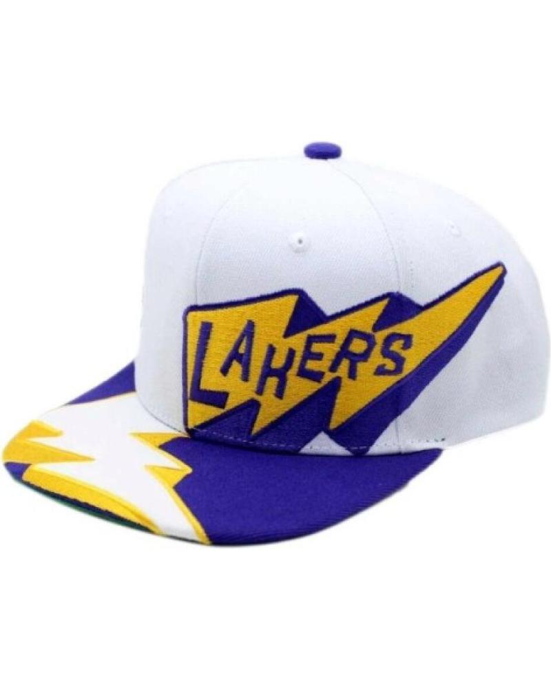 CAPPELLINO MITCHELL & NESS FASTIME SNAPBACK LOS ANGELES LAKERS BIANCO BLANCO