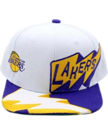 CAPPELLINO MITCHELL & NESS FASTIME SNAPBACK LOS ANGELES LAKERS BIANCO BLANCO