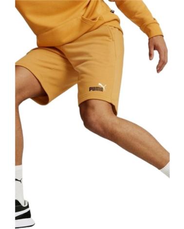 PANTALÓN CORTO PUMA ESSENTIAL COLOR OCRE MARRóN
