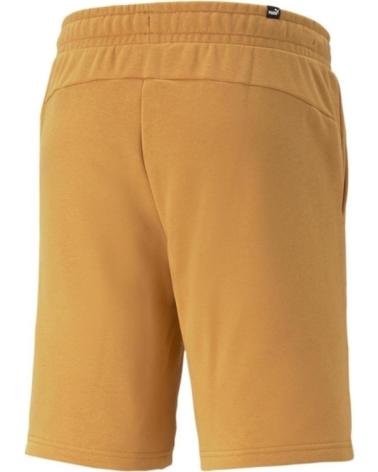 PANTALÓN CORTO PUMA ESSENTIAL COLOR OCRE MARRóN
