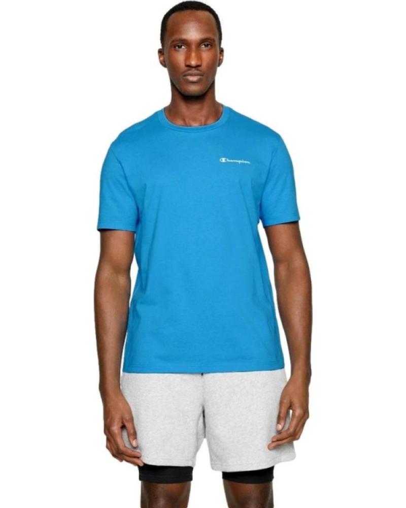 CHAMPION SMALL LOGO T-SHIRT HELLBLAU CELESTE