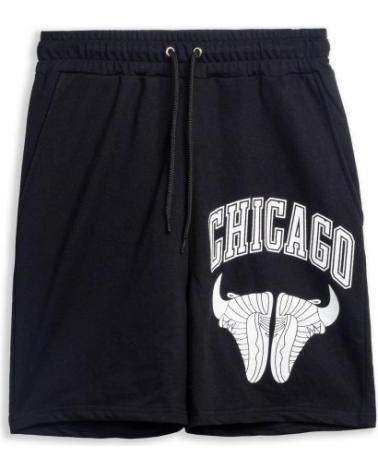 AREA ZERO SPORT-BERMUDA CHICAGO SNEAKERS INFILL LOGO SCHWARZ NEGRO