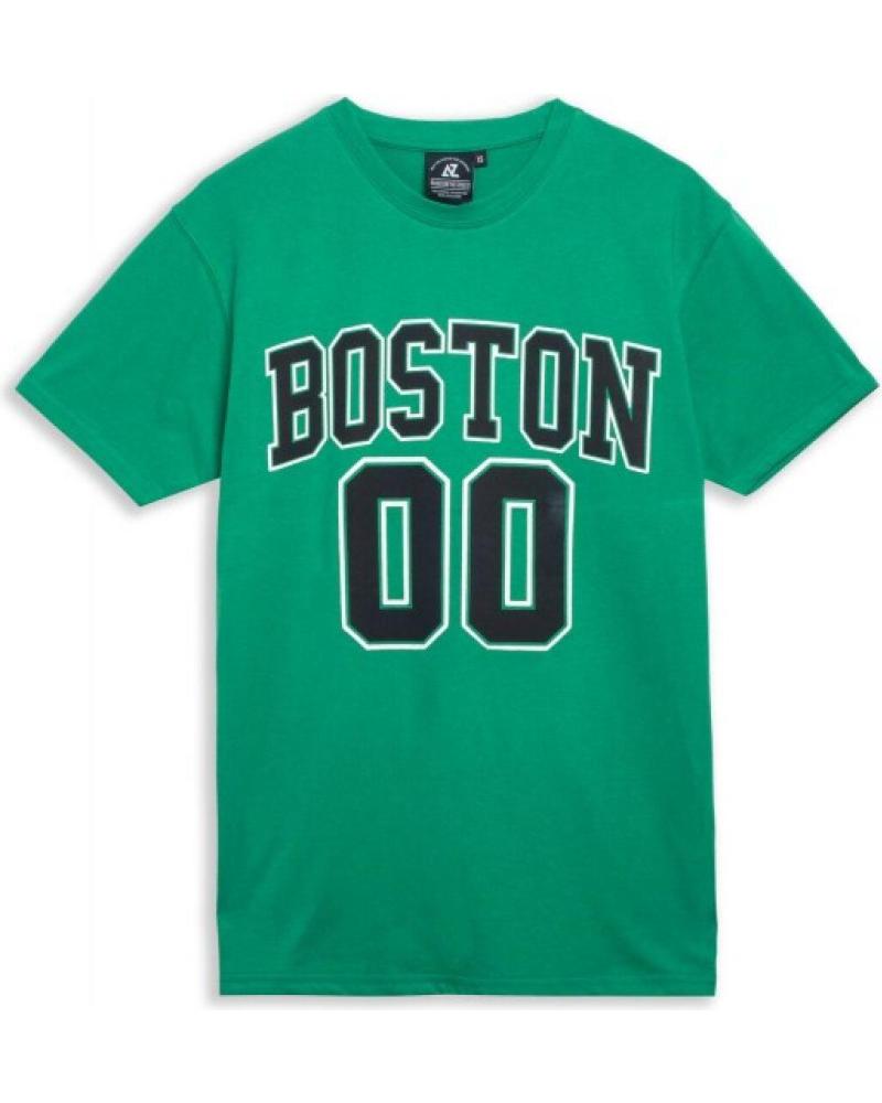 T-SHIRT AREA ZERO BOSTON 00 BASIC VERT VERDE