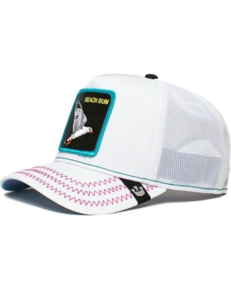 BONÉ TRUCKER GOORIN BROS BEACH BOMBER GAIVOTA BRANCA BLANCO